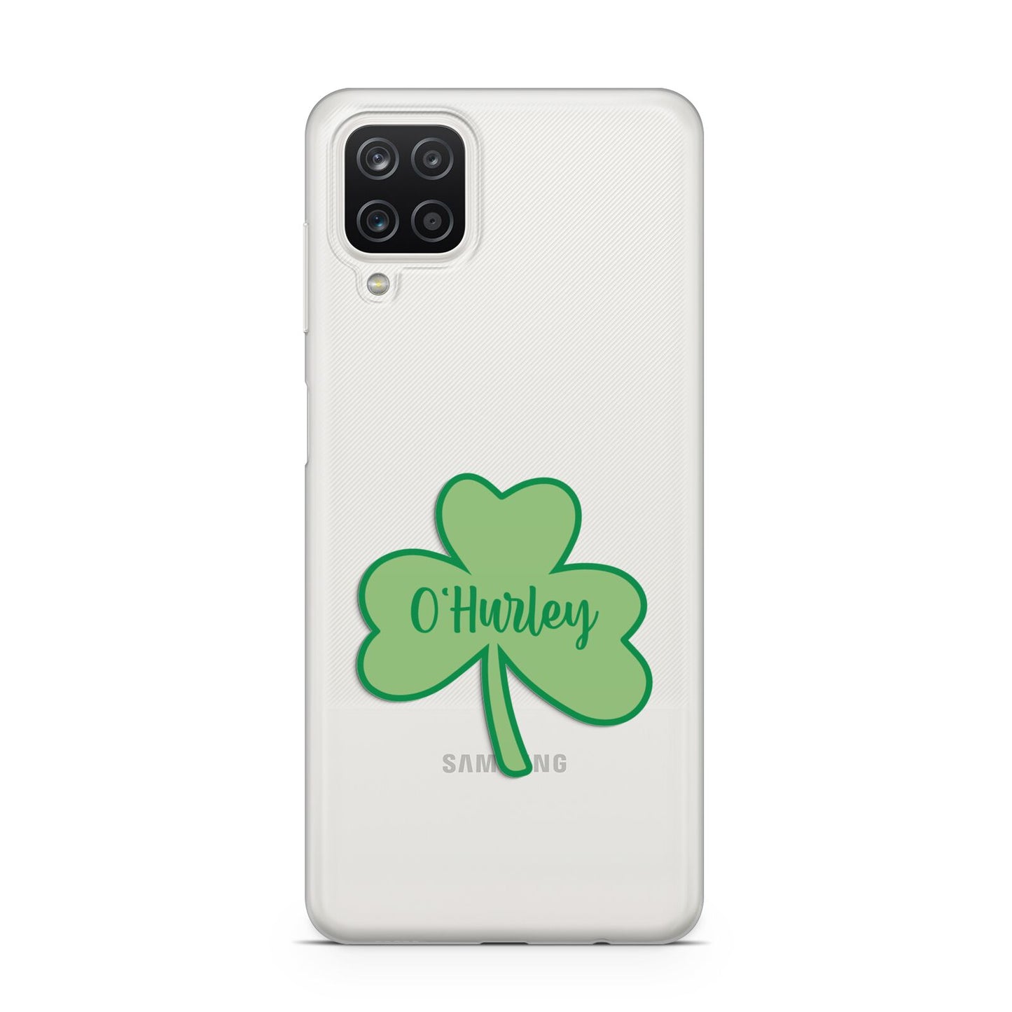 Shamrock with Name Samsung A12 Case
