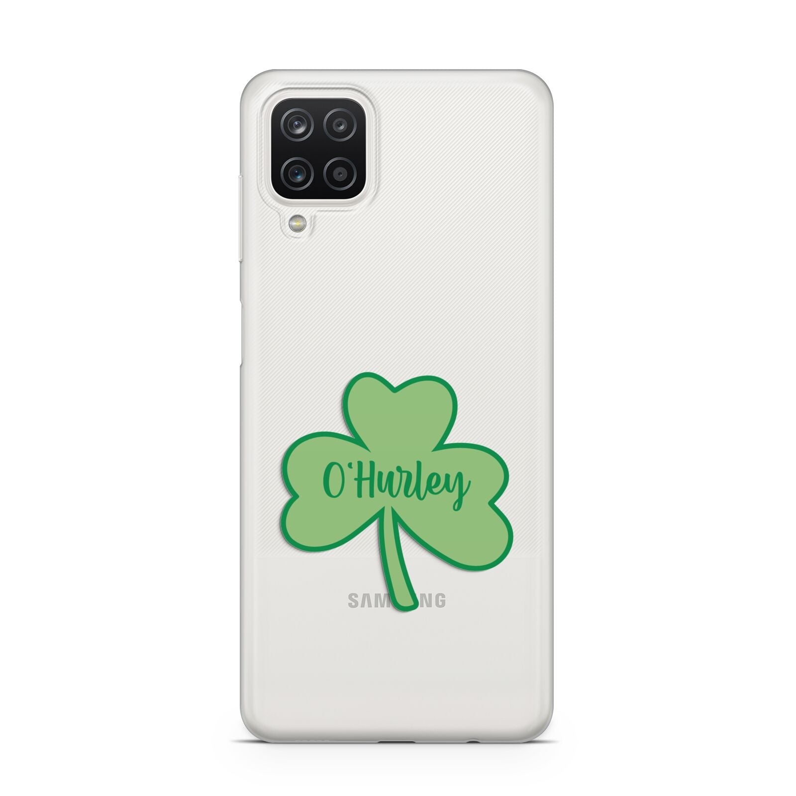 Shamrock with Name Samsung A12 Case