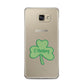 Shamrock with Name Samsung Galaxy A5 2016 Case on gold phone