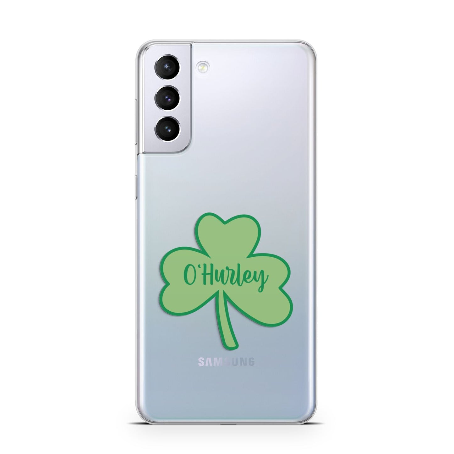 Shamrock with Name Samsung S21 Plus Case
