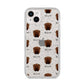 Shar Pei Icon with Name iPhone 14 Plus Glitter Tough Case Starlight