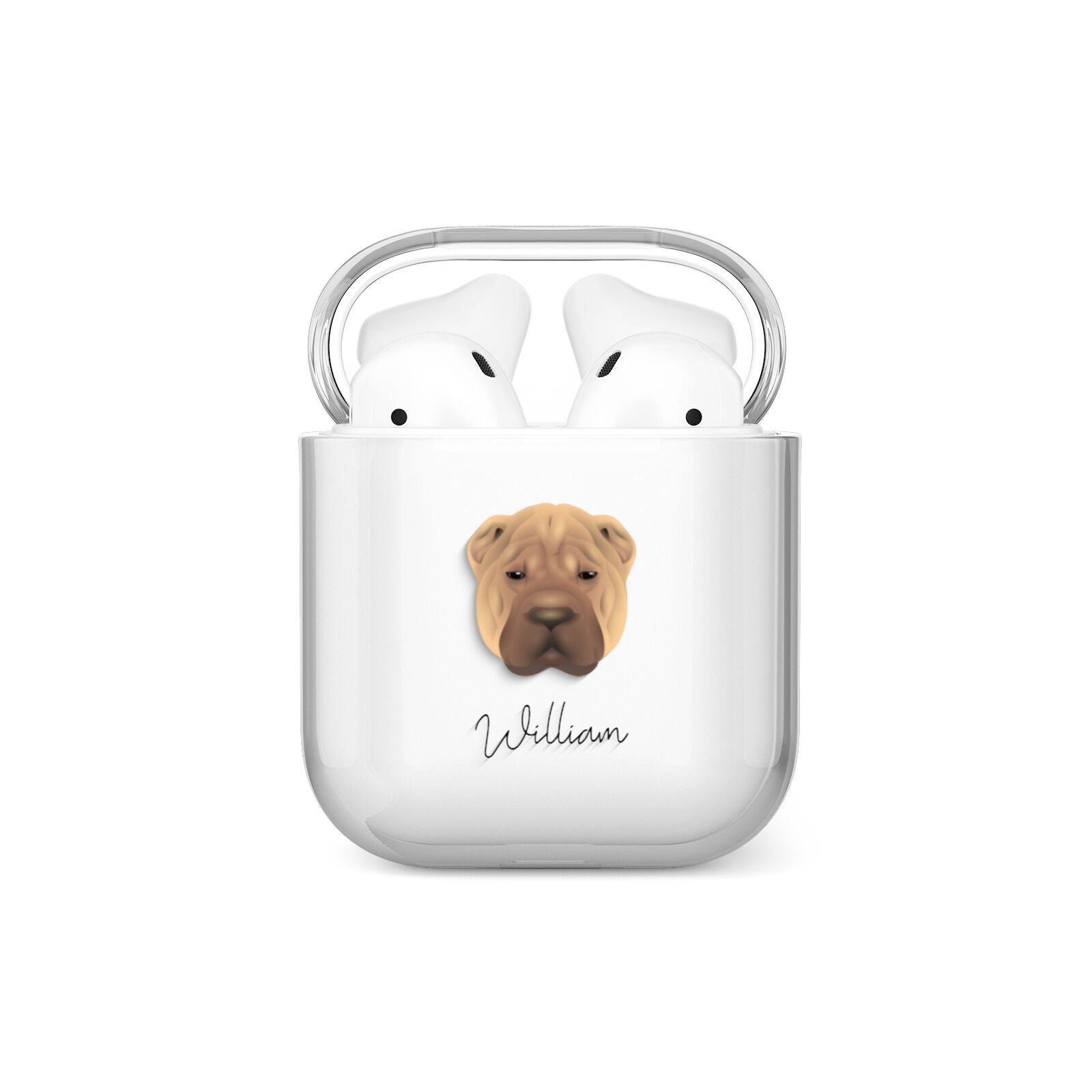 Shar Pei Personalised AirPods Case
