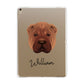 Shar Pei Personalised Apple iPad Gold Case
