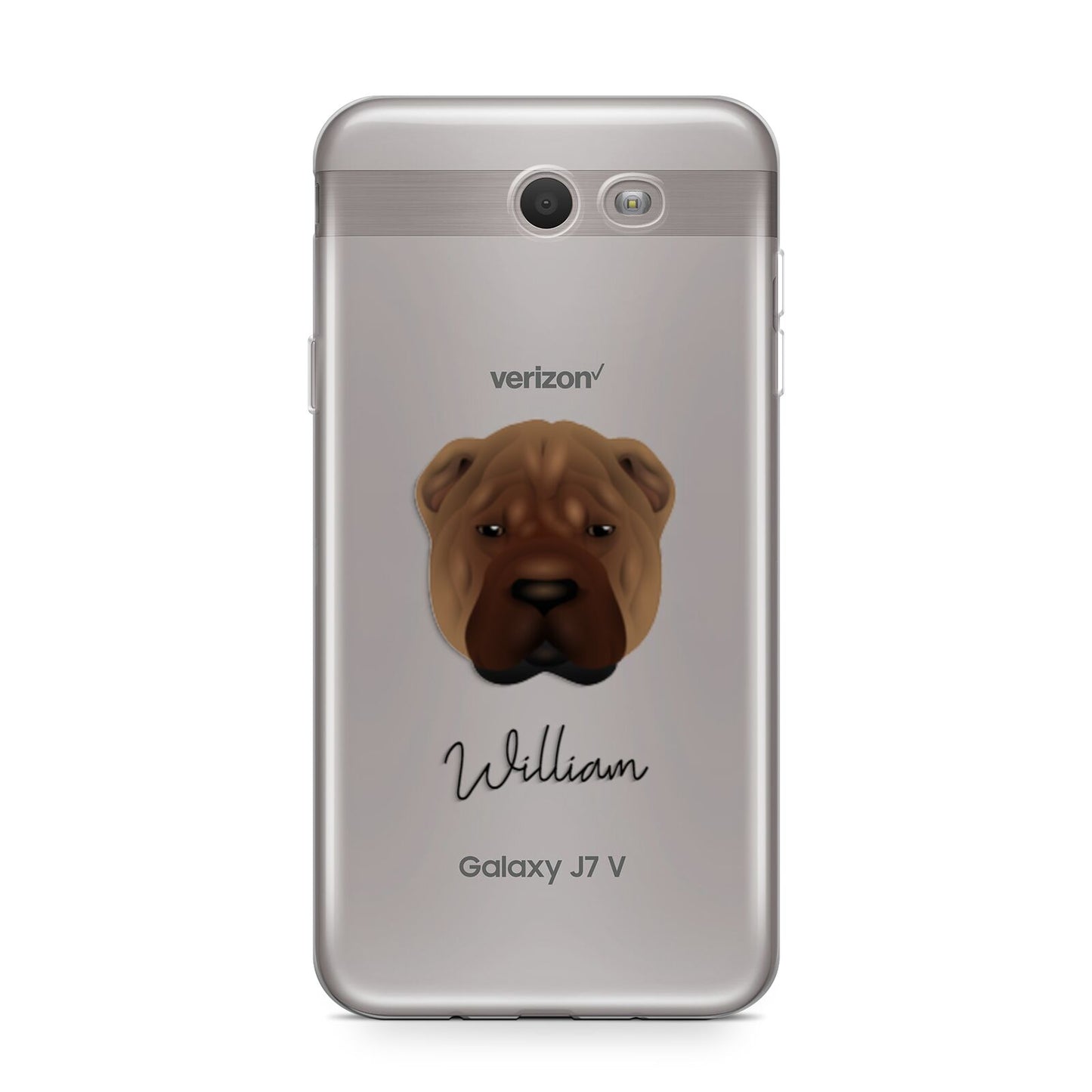 Shar Pei Personalised Samsung Galaxy J7 2017 Case