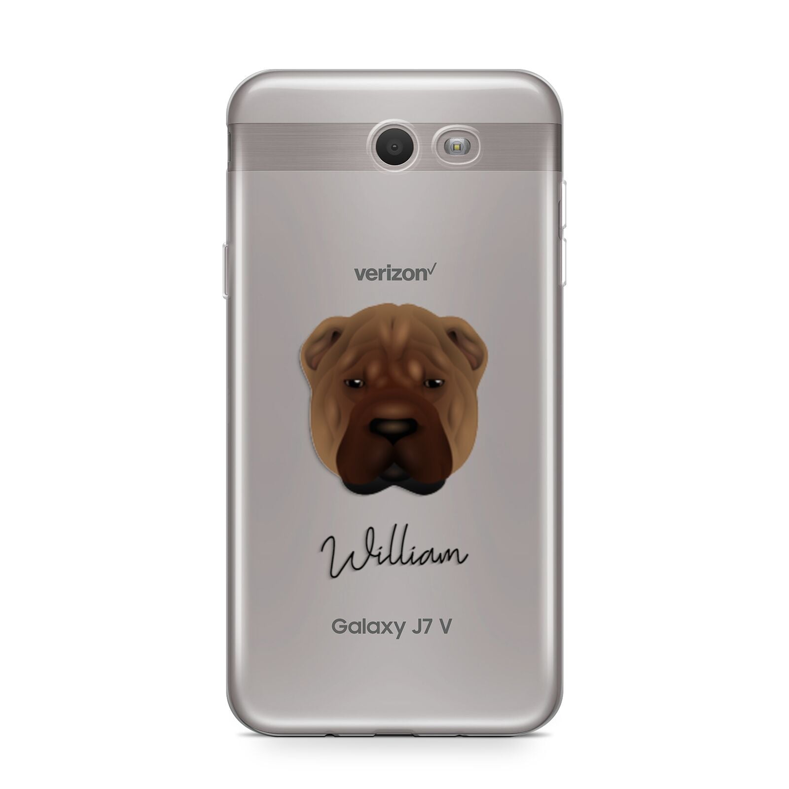 Shar Pei Personalised Samsung Galaxy J7 2017 Case