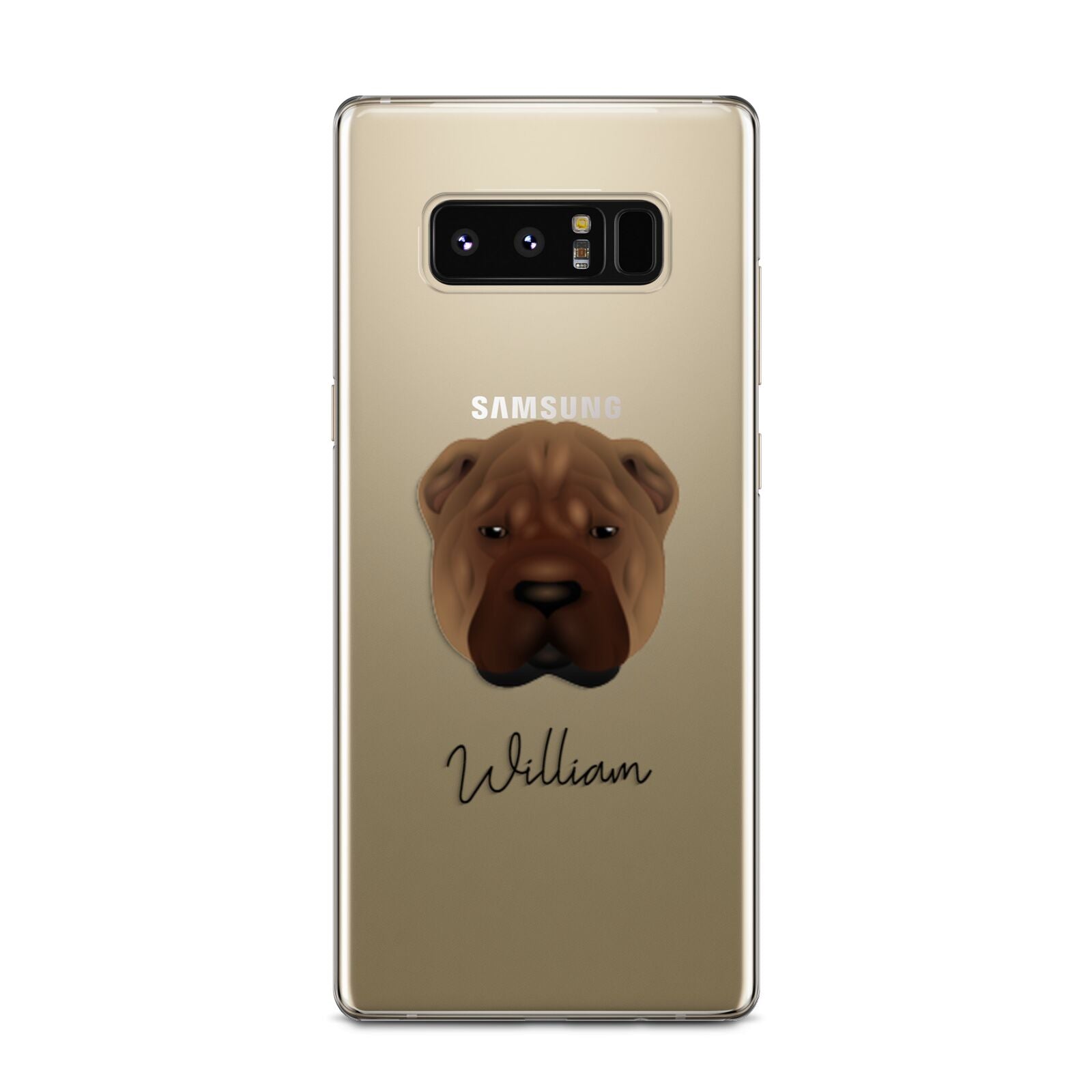 Shar Pei Personalised Samsung Galaxy Note 8 Case