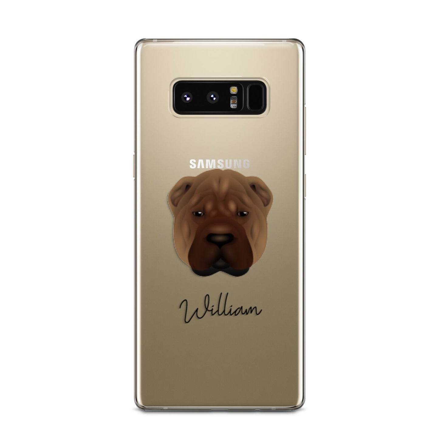 Shar Pei Personalised Samsung Galaxy Note 8 Case