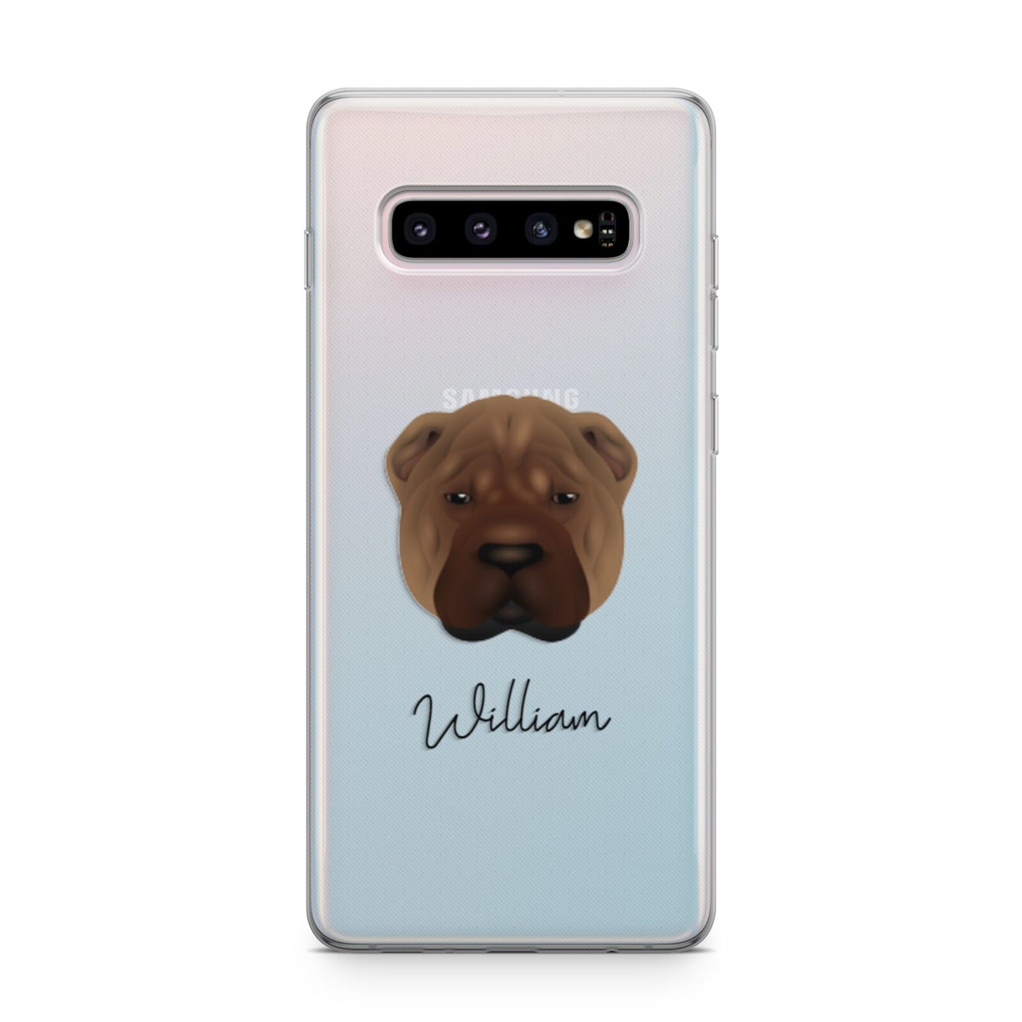 Shar Pei Personalised Samsung Galaxy S10 Plus Case