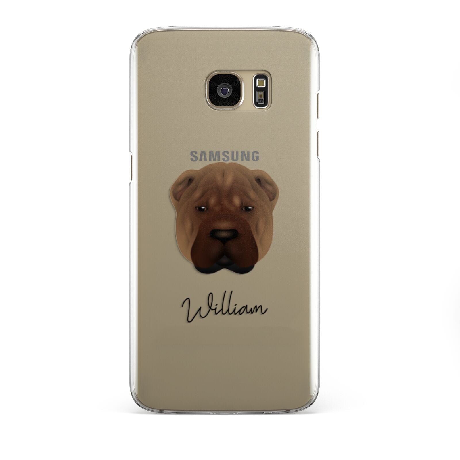 Shar Pei Personalised Samsung Galaxy S7 Edge Case