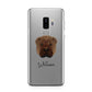 Shar Pei Personalised Samsung Galaxy S9 Plus Case on Silver phone