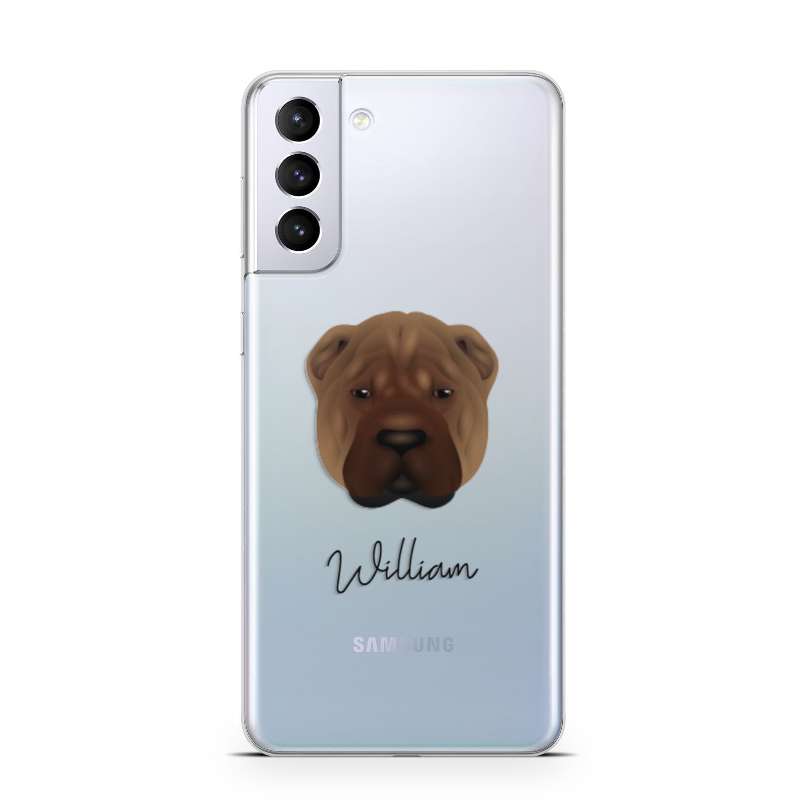 Shar Pei Personalised Samsung S21 Plus Phone Case