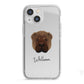 Shar Pei Personalised iPhone 13 Mini TPU Impact Case with White Edges