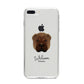 Shar Pei Personalised iPhone 8 Plus Bumper Case on Silver iPhone