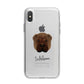 Shar Pei Personalised iPhone X Bumper Case on Silver iPhone Alternative Image 1