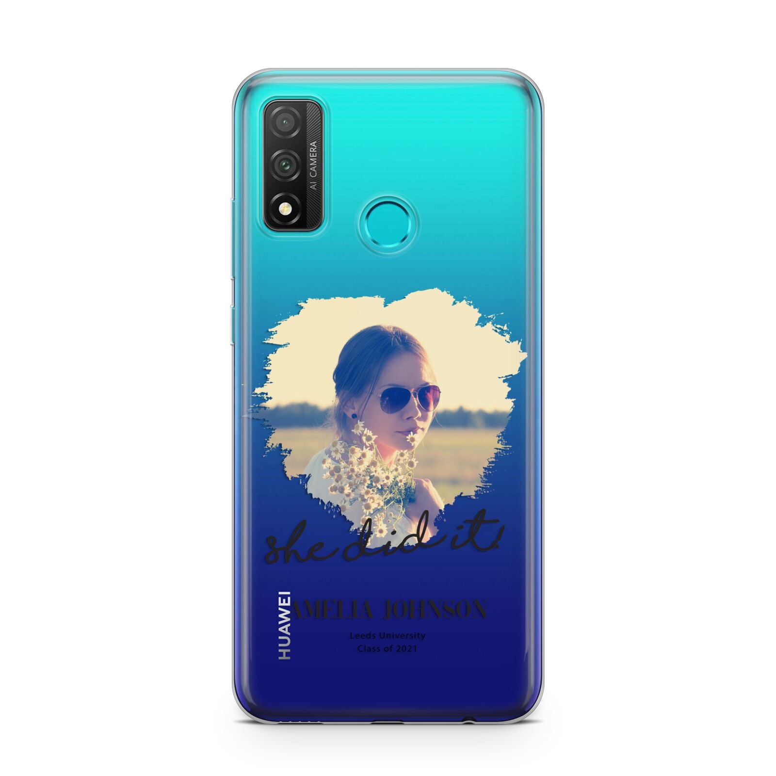 She Did It Graduation Photo with Name Huawei P Smart 2020