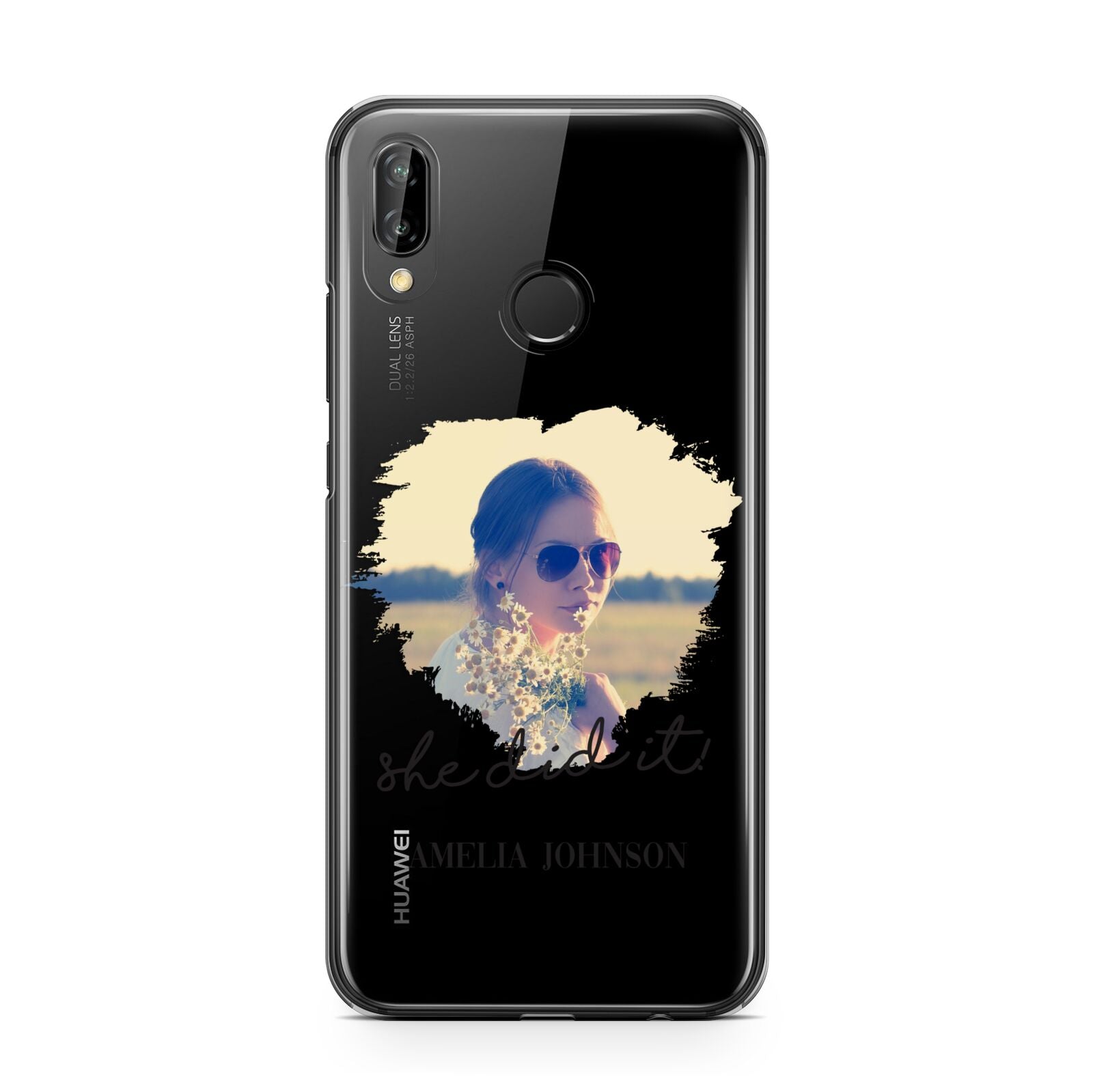She Did It Graduation Photo with Name Huawei P20 Lite Phone Case