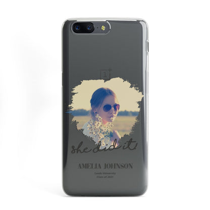She Did It Graduation Photo with Name OnePlus Case