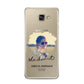 She Did It Graduation Photo with Name Samsung Galaxy A3 2016 Case on gold phone