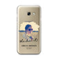 She Did It Graduation Photo with Name Samsung Galaxy A3 2017 Case on gold phone