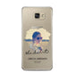 She Did It Graduation Photo with Name Samsung Galaxy A5 2016 Case on gold phone