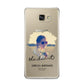 She Did It Graduation Photo with Name Samsung Galaxy A9 2016 Case on gold phone