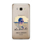 She Did It Graduation Photo with Name Samsung Galaxy J7 2016 Case on gold phone
