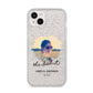 She Did It Graduation Photo with Name iPhone 14 Plus Glitter Tough Case Starlight