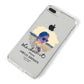 She Did It Graduation Photo with Name iPhone 8 Plus Bumper Case on Silver iPhone Alternative Image
