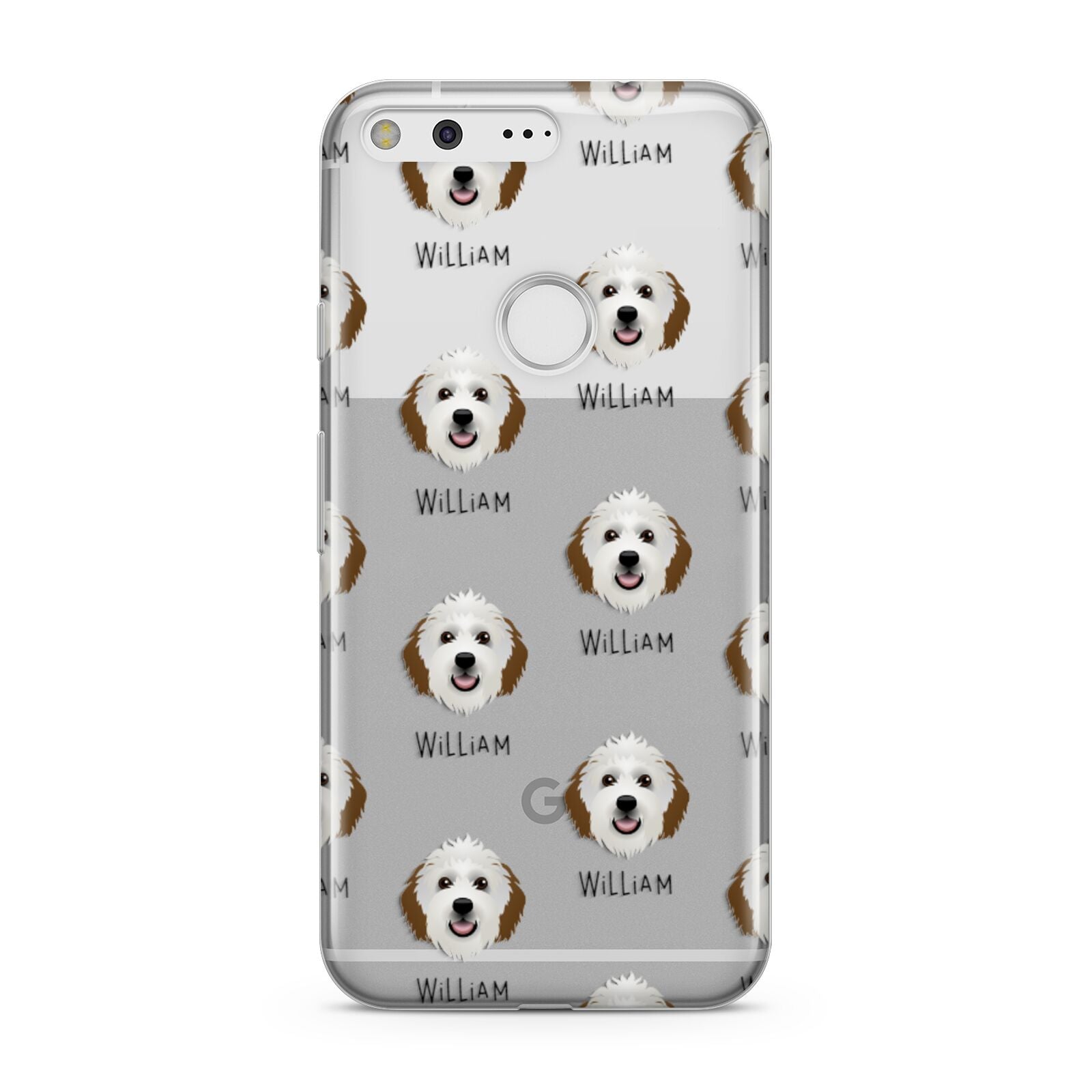 Sheepadoodle Icon with Name Google Case – Dyefor