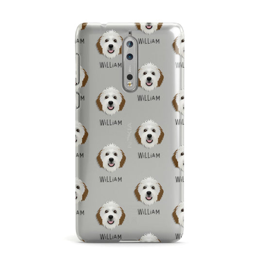 Sheepadoodle Icon with Name Nokia Case