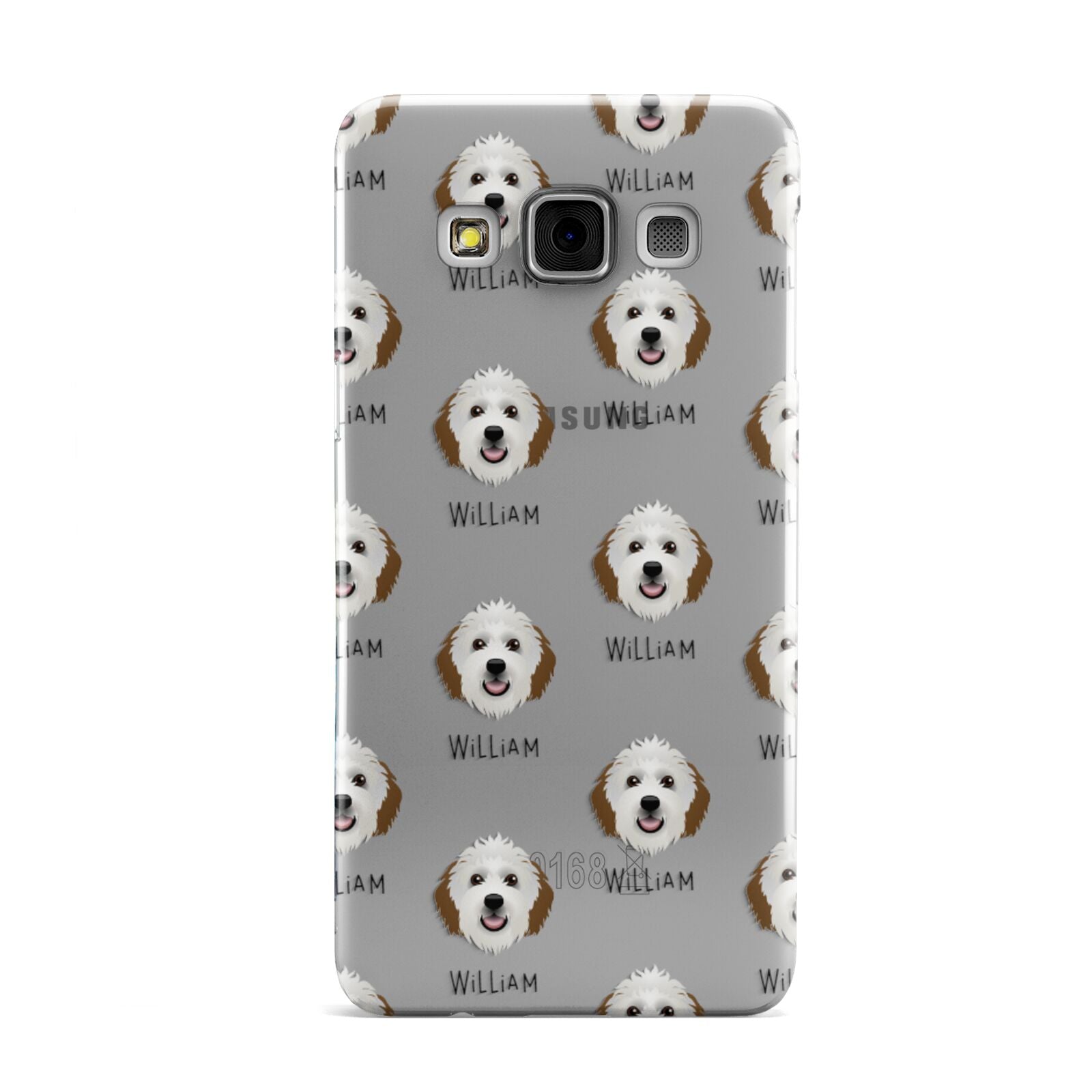 Sheepadoodle Icon with Name Samsung Galaxy A3 Case