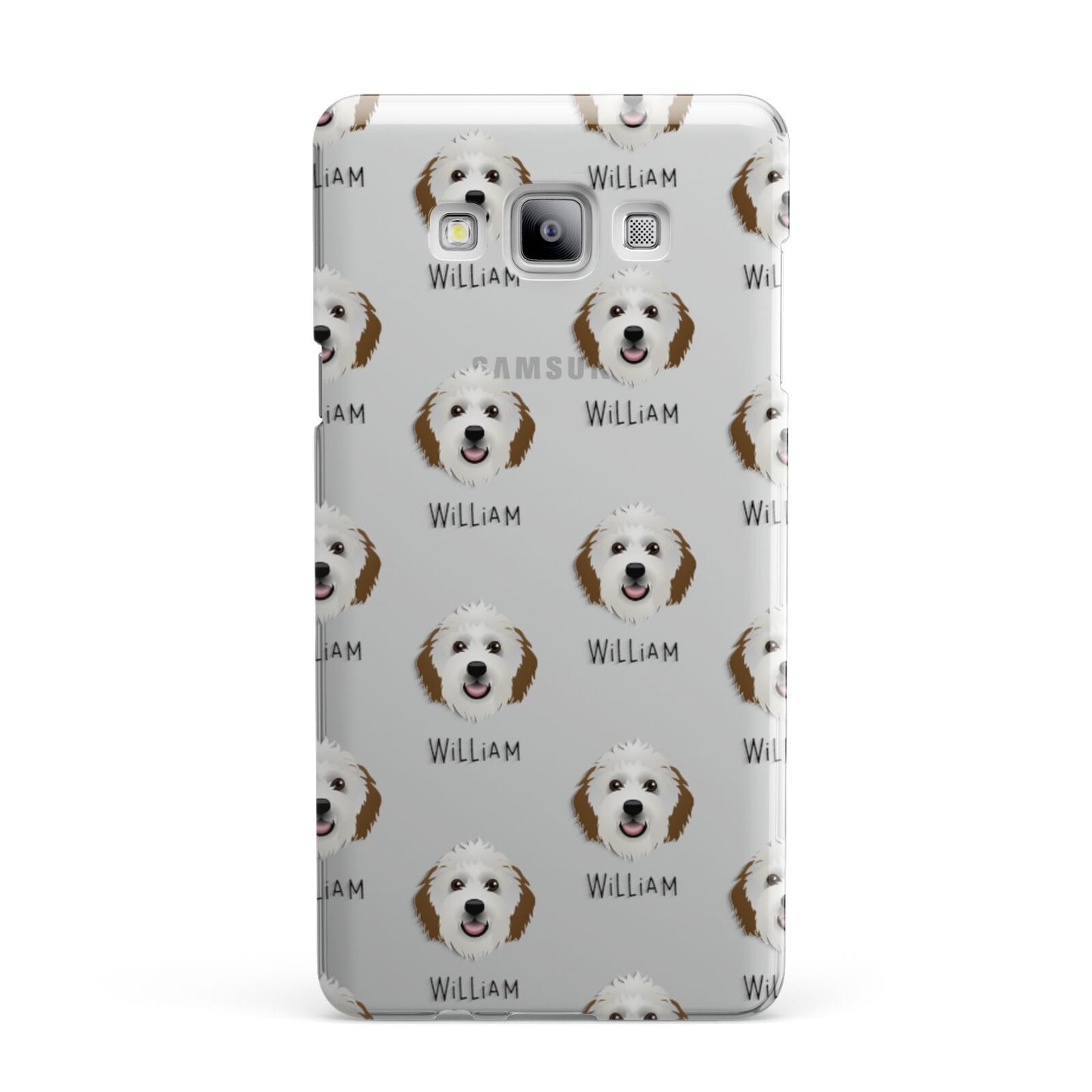 Sheepadoodle Icon with Name Samsung Galaxy A7 2015 Case
