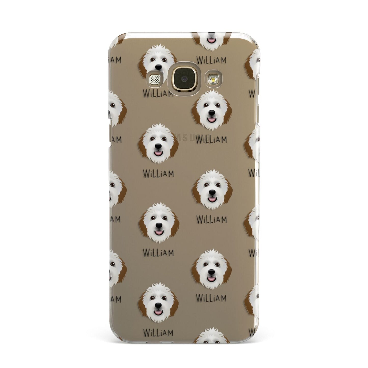 Sheepadoodle Icon with Name Samsung Galaxy A8 Case