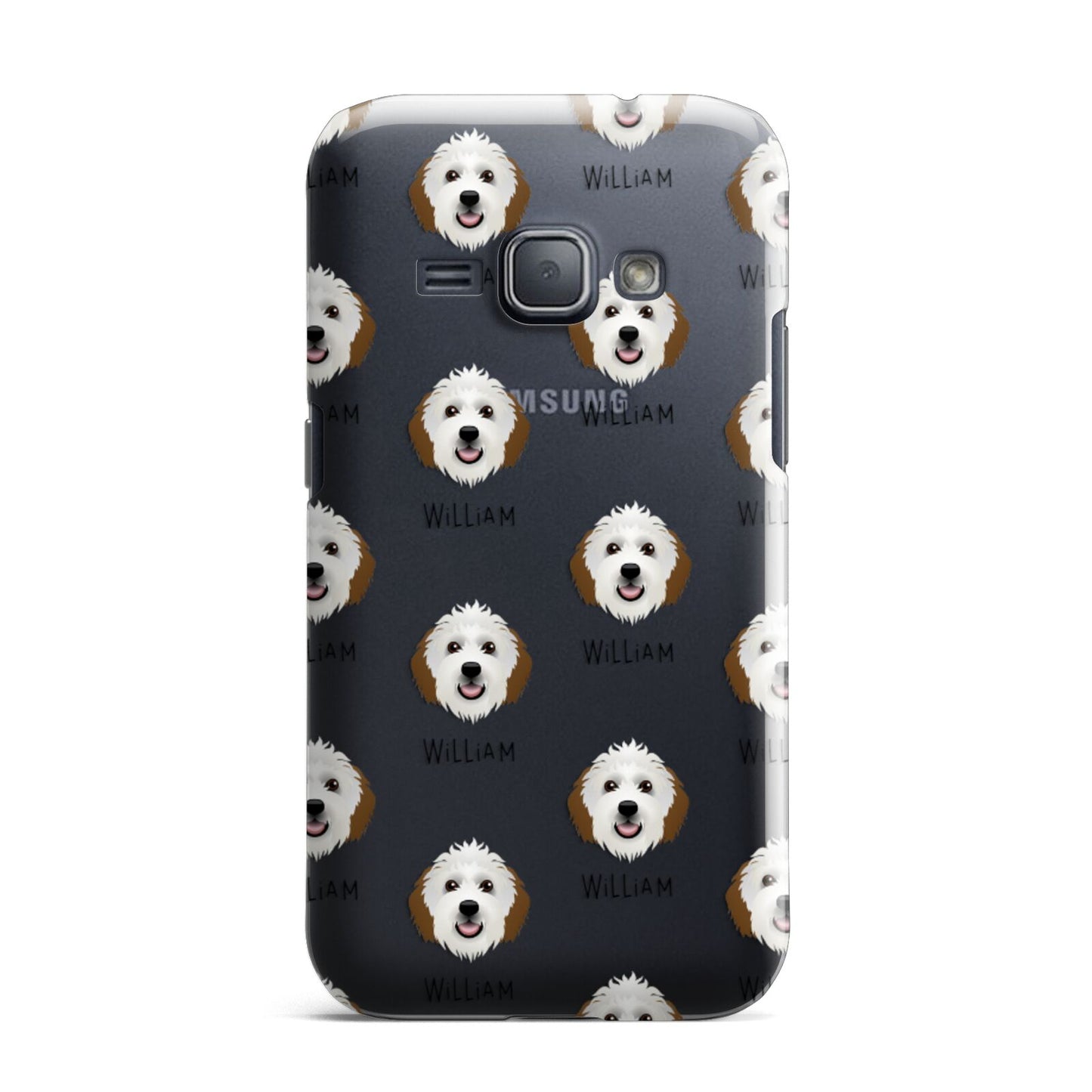 Sheepadoodle Icon with Name Samsung Galaxy J1 2016 Case