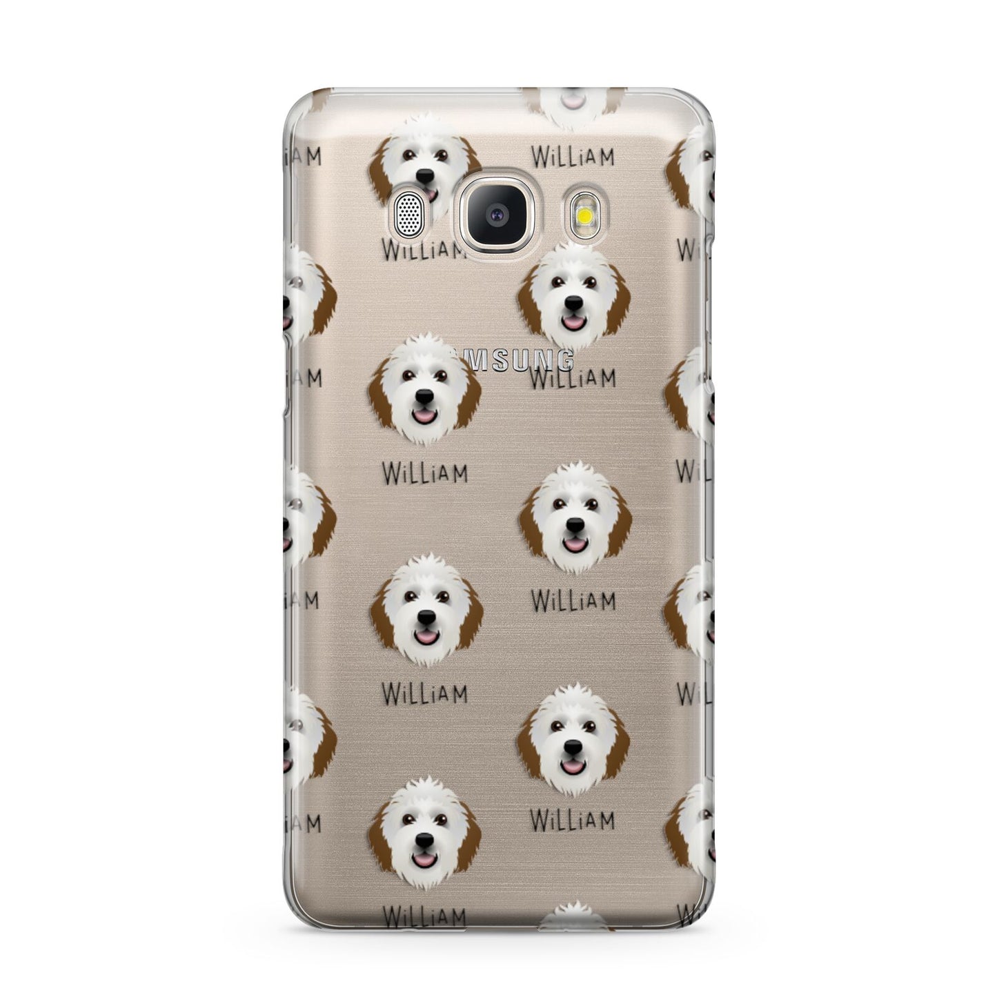 Sheepadoodle Icon with Name Samsung Galaxy J5 2016 Case