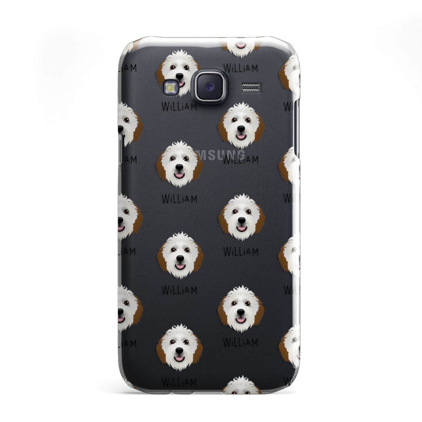 Sheepadoodle Icon with Name Samsung Galaxy J5 Case