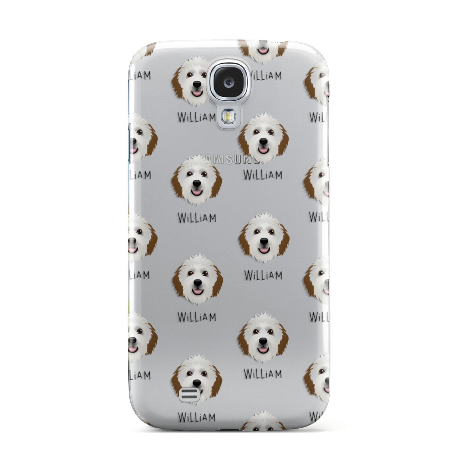 Sheepadoodle Icon with Name Samsung Galaxy S4 Case