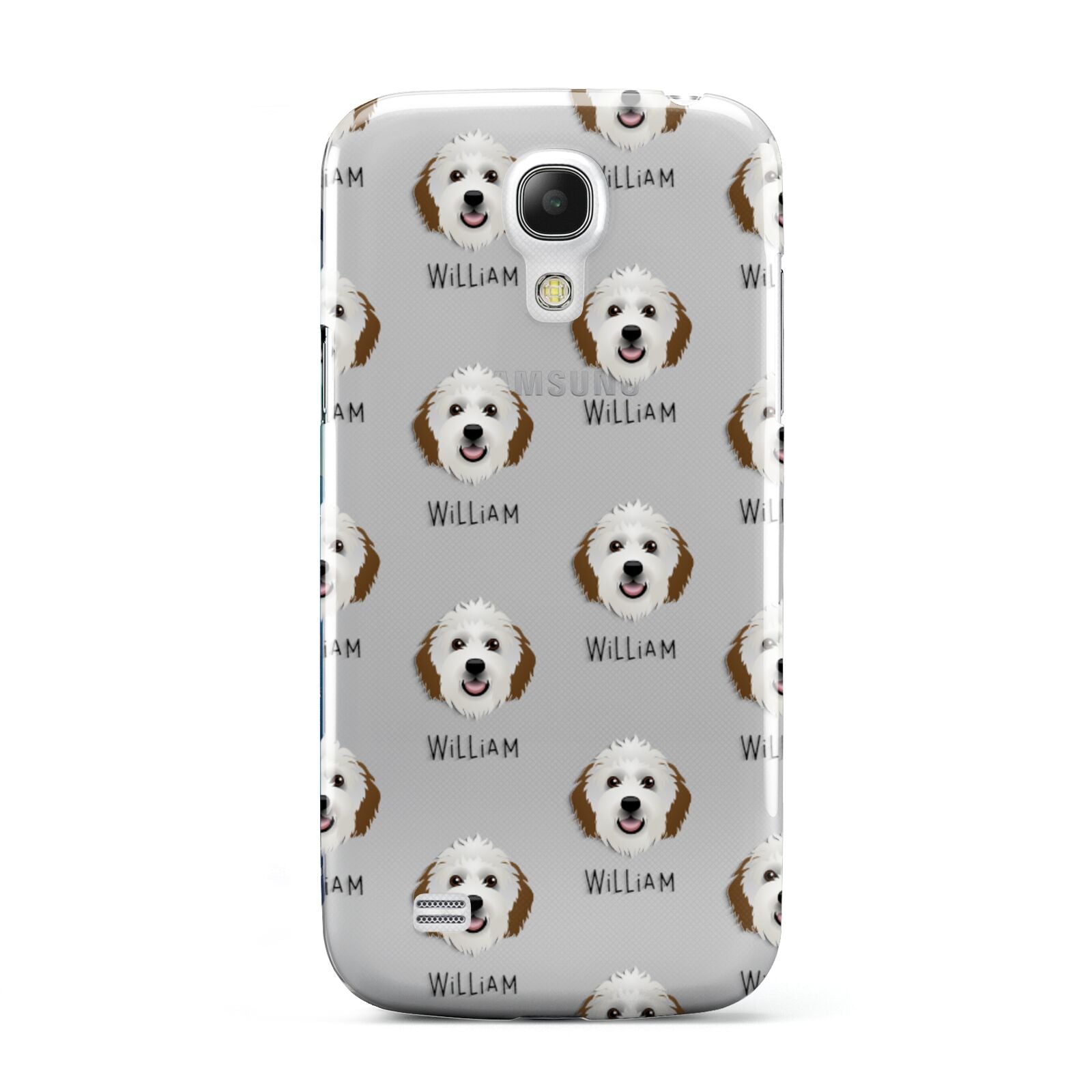 Sheepadoodle Icon with Name Samsung Galaxy S4 Mini Case