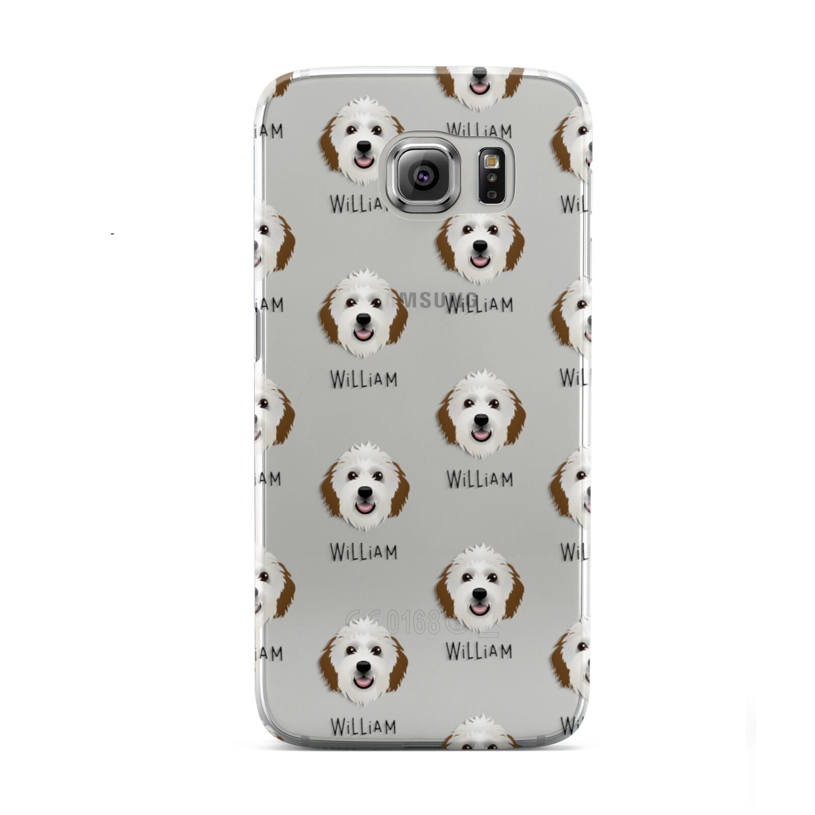 Sheepadoodle Icon with Name Samsung Galaxy S6 Case