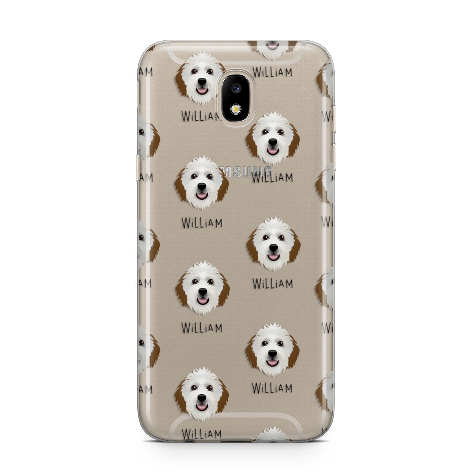 Sheepadoodle Icon with Name Samsung J5 2017 Case