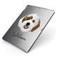 Sheepadoodle Personalised Apple iPad Case on Grey iPad Side View