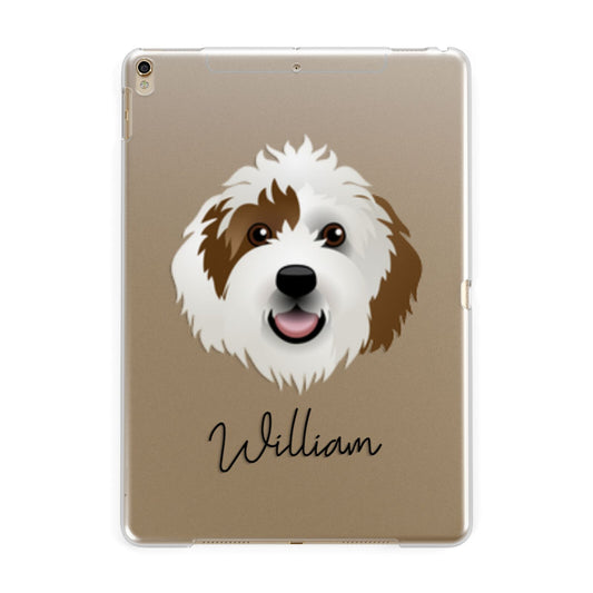 Sheepadoodle Personalised Apple iPad Gold Case