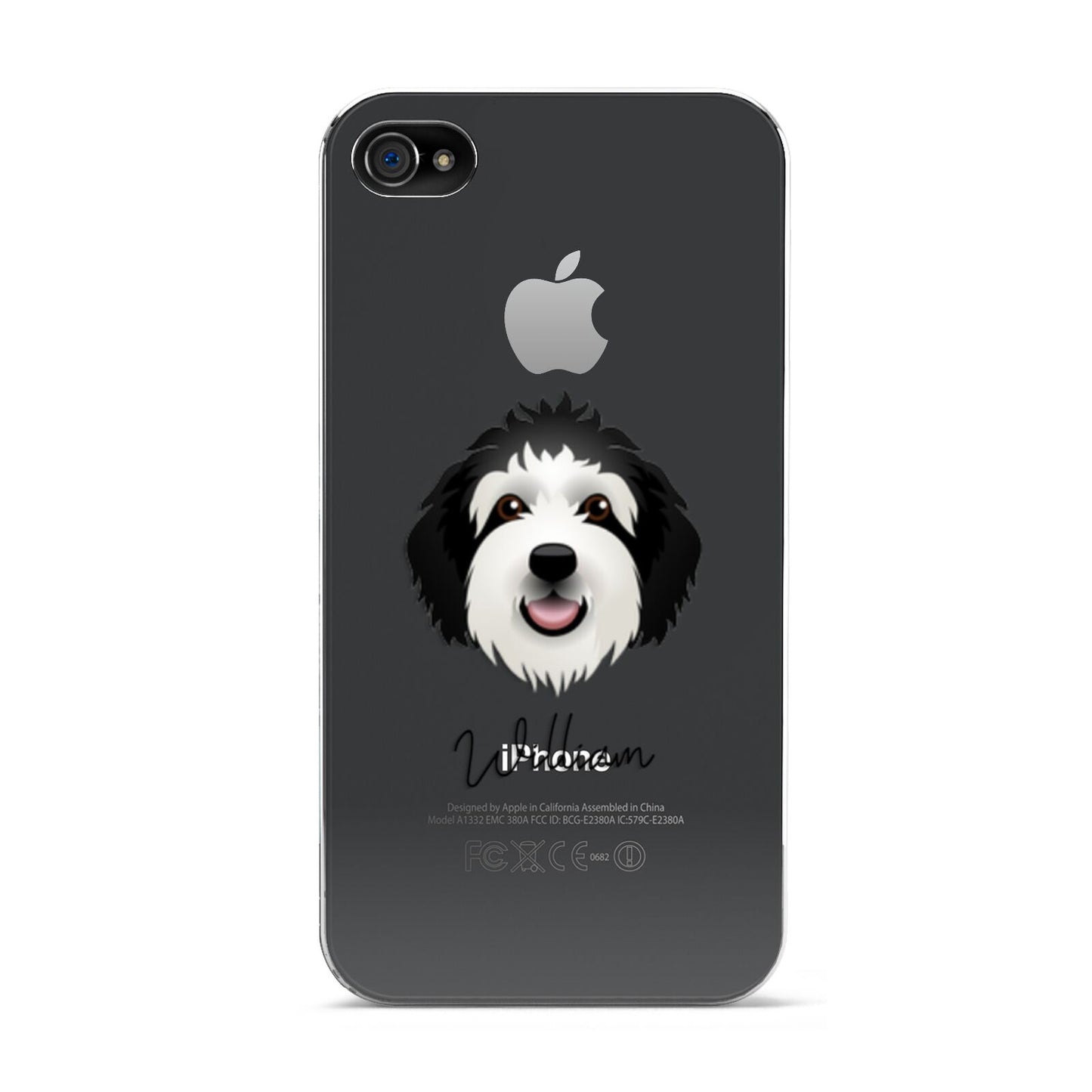 Sheepadoodle Personalised Apple iPhone 4s Case