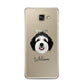 Sheepadoodle Personalised Samsung Galaxy A3 2016 Case on gold phone