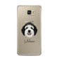 Sheepadoodle Personalised Samsung Galaxy A5 2016 Case on gold phone