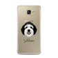 Sheepadoodle Personalised Samsung Galaxy A7 2016 Case on gold phone