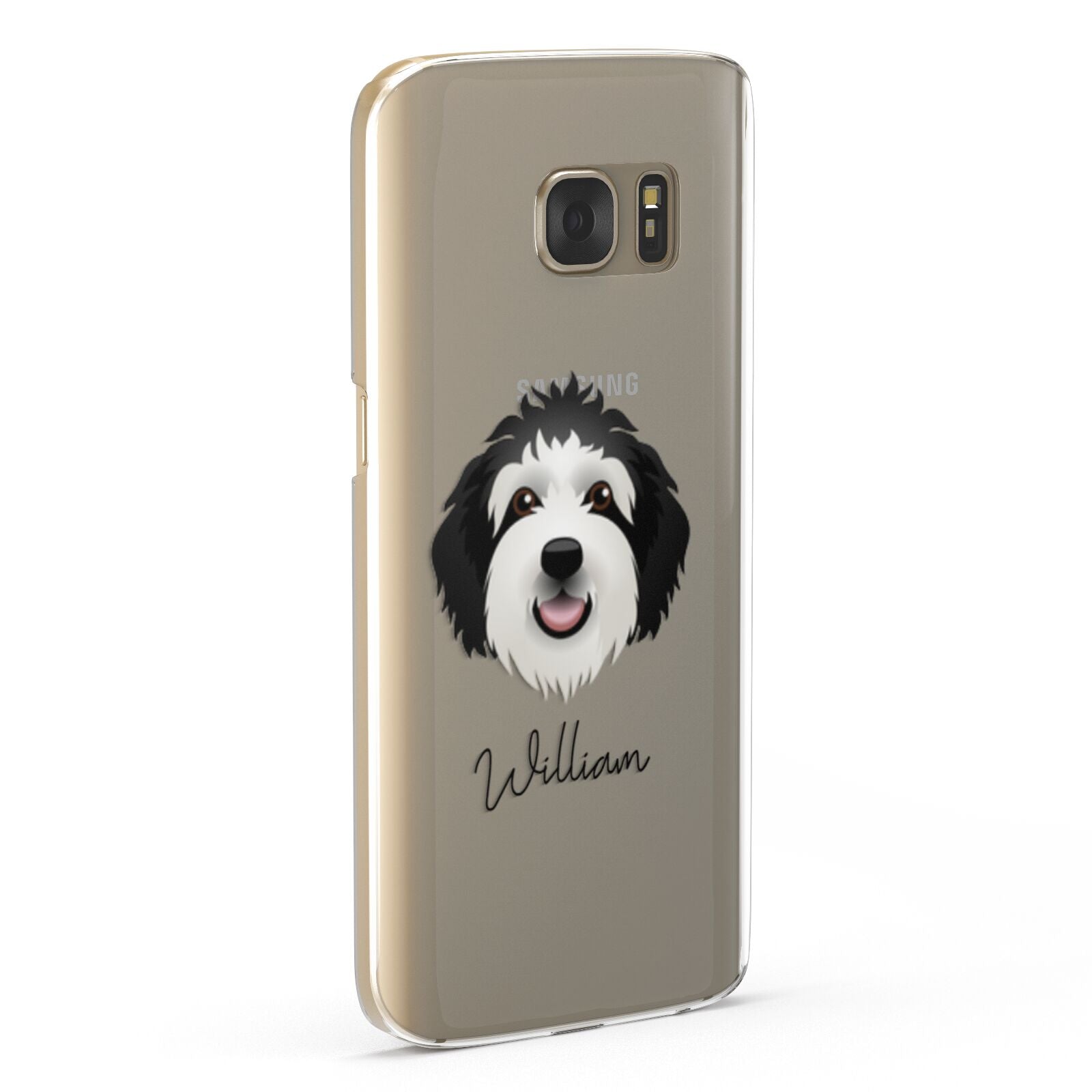 Sheepadoodle Personalised Samsung Galaxy Case Fourty Five Degrees