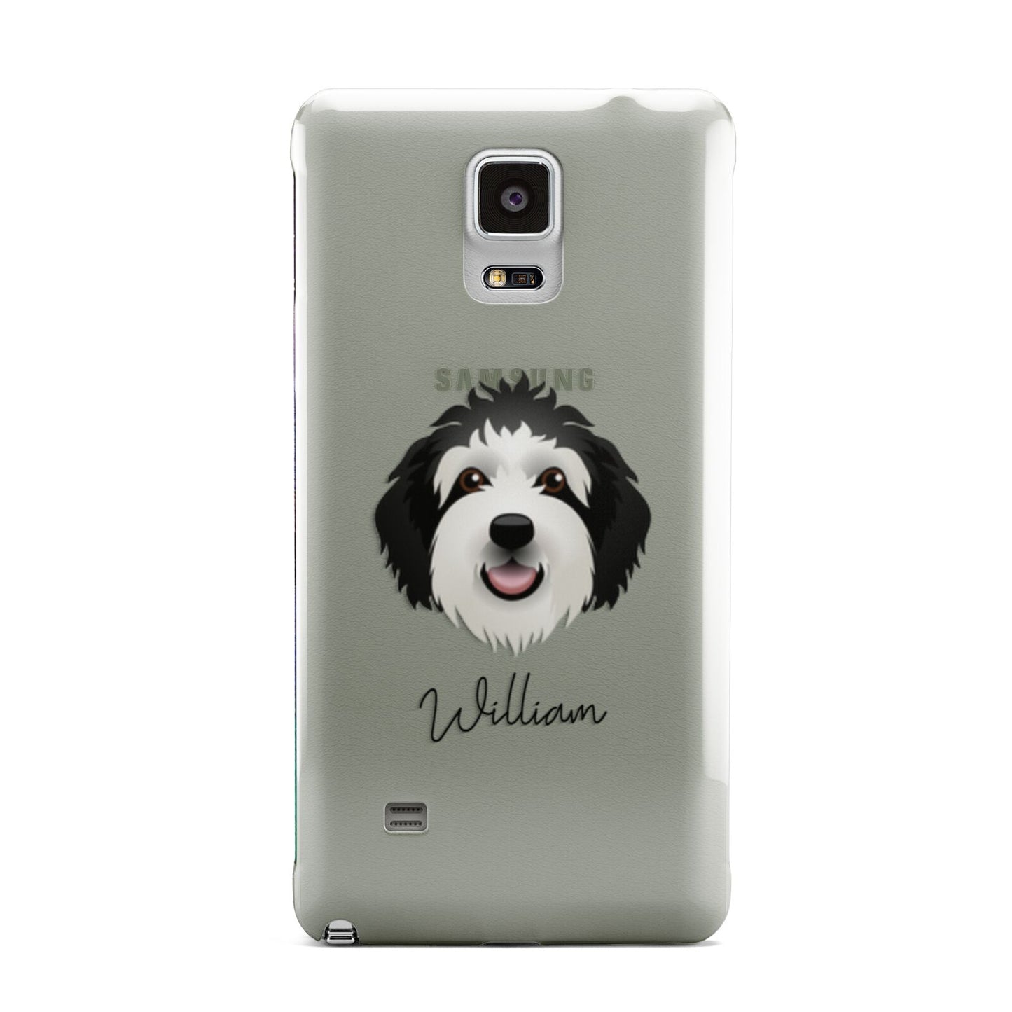 Sheepadoodle Personalised Samsung Galaxy Note 4 Case
