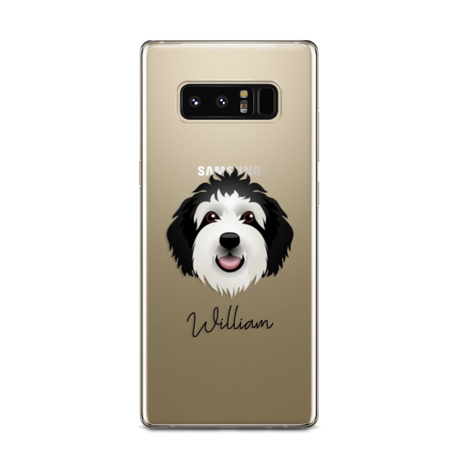 Sheepadoodle Personalised Samsung Galaxy Note 8 Case