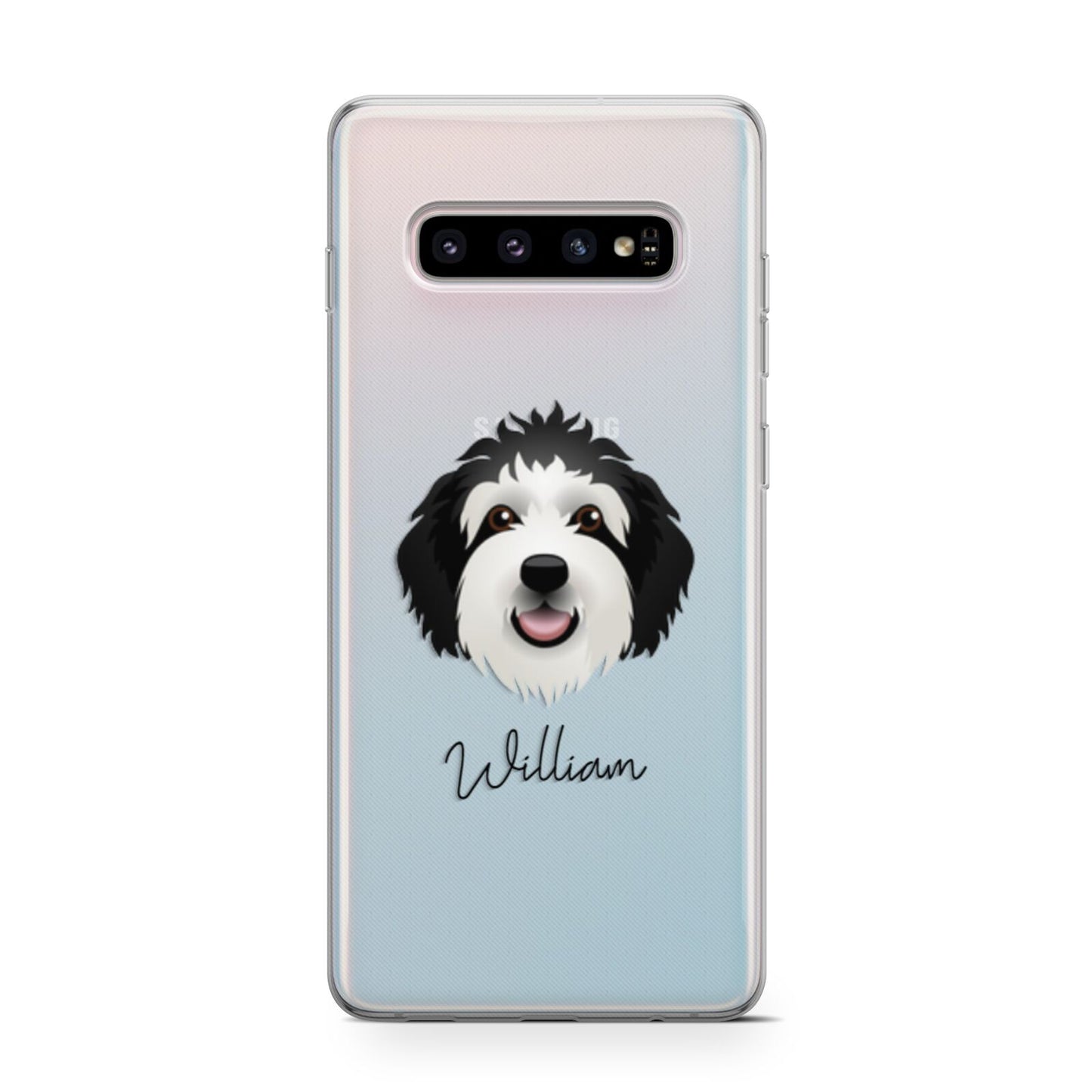 Sheepadoodle Personalised Samsung Galaxy S10 Case